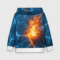 Детская толстовка Взрыв из объемных плит