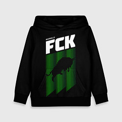 Толстовка-худи детская FC Krasnodar, цвет: 3D-черный