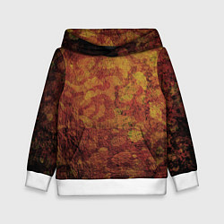 Толстовка-худи детская Абстракция - desert camouflage, цвет: 3D-белый