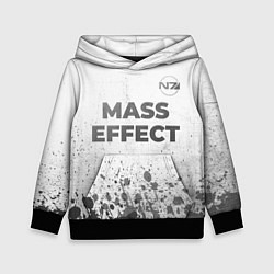 Толстовка-худи детская Mass Effect - white gradient посередине, цвет: 3D-черный