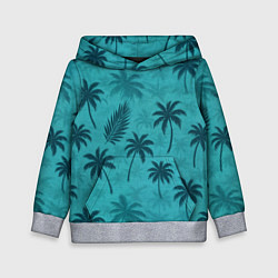 Толстовка-худи детская Гавайский стиль - Томми Версетти, цвет: 3D-меланж