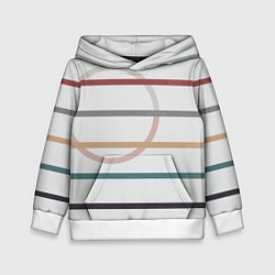 Детская толстовка Stripes and circle