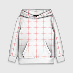 Детская толстовка Color white red crosses