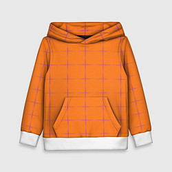 Детская толстовка Color orange stripe