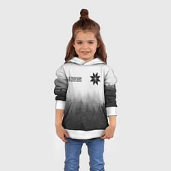 Толстовка-худи детская Лес - это мой храм, цвет: 3D-белый — фото 2