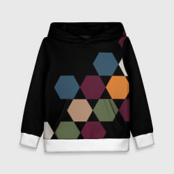 Детская толстовка Honeycombs autumn colors