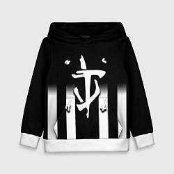 Детская толстовка Doom line white