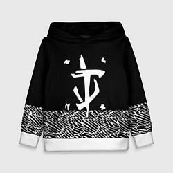 Детская толстовка Doom геометрия линии