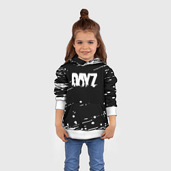 Толстовка-худи детская Dayz брызги красок, цвет: 3D-белый — фото 2