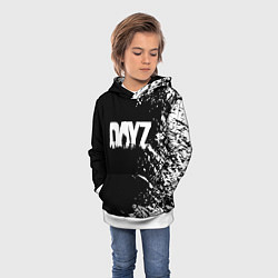 Толстовка-худи детская Dayz брызги красок, цвет: 3D-белый — фото 2