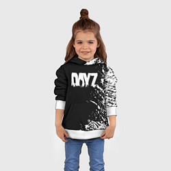 Толстовка-худи детская Dayz брызги красок, цвет: 3D-белый — фото 2