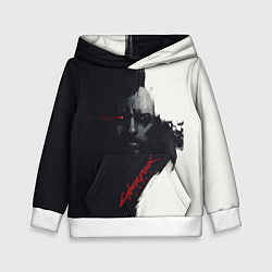 Толстовка-худи детская Cyberpunk 2077, цвет: 3D-белый