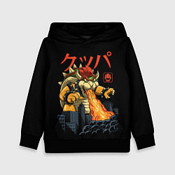 Толстовка-худи детская Марио Боузер, цвет: 3D-черный