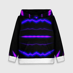 Детская толстовка Color multicoloured neon stripes