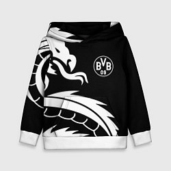 Детская толстовка Borussia дракон белый