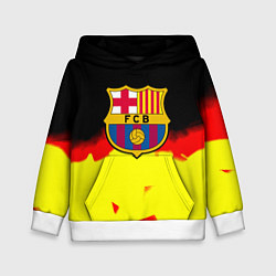 Толстовка-худи детская Borussia абстракция золото геометрия, цвет: 3D-белый