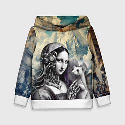 Детская толстовка Lady with ermine - remake
