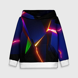 Детская толстовка Neon colored geometric
