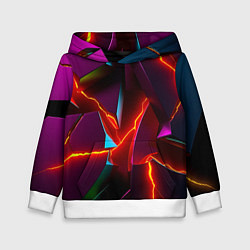 Детская толстовка Fractures multicolored tiles