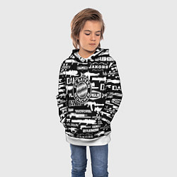 Толстовка-худи детская ФК Манчестер Юнайтед, цвет: 3D-белый — фото 2