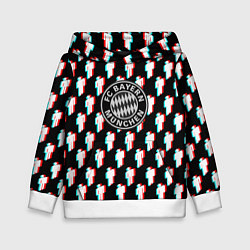 Толстовка-худи детская Бавария Мюнхен люди, цвет: 3D-белый