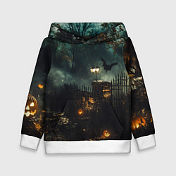Детская толстовка Ночь тыкв и теней