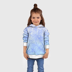 Толстовка-худи детская В инее, цвет: 3D-белый — фото 2