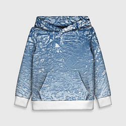 Толстовка-худи детская Налипший снег, цвет: 3D-белый