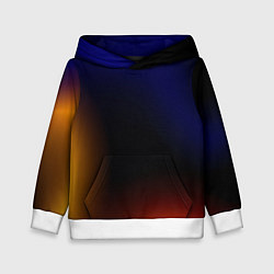 Детская толстовка Color black red blue