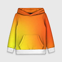 Детская толстовка Color orange red