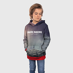 Толстовка-худи детская Imagine Dragons: Night Visions, цвет: 3D-красный — фото 2