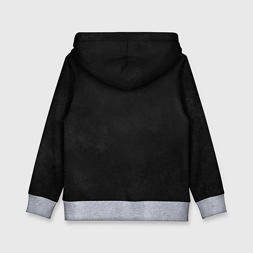 Детская толстовка Черная кошка / 3D-Меланж – фото 2