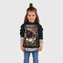 Толстовка-худи детская Disturbed, цвет: 3D-меланж — фото 2