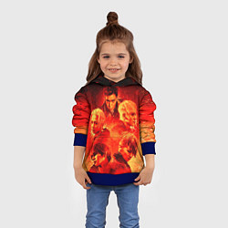Толстовка-худи детская Big Bang: Flame Boys, цвет: 3D-синий — фото 2