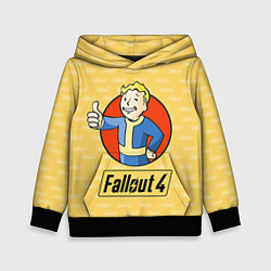 Толстовка-худи детская Fallout 4: Pip-Boy, цвет: 3D-черный