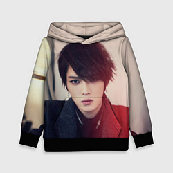 Толстовка-худи детская Kim JaeJoong, цвет: 3D-черный