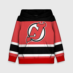 Толстовка-худи детская New Jersey Devils, цвет: 3D-красный