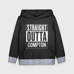 Толстовка-худи детская Straight Outta Compton, цвет: 3D-меланж