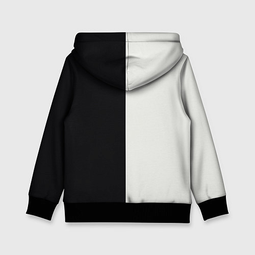 Детская толстовка Eminem: Black & White / 3D-Черный – фото 2