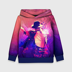 Толстовка-худи детская Michael Jackson: Moon, цвет: 3D-синий