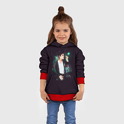 Толстовка-худи детская Michael Jackson, цвет: 3D-красный — фото 2