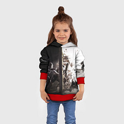 Толстовка-худи детская SWAT, цвет: 3D-красный — фото 2