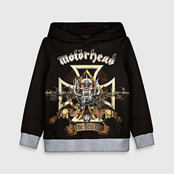 Толстовка-худи детская Motorhead: The best of, цвет: 3D-меланж