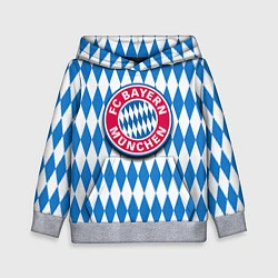 Толстовка-худи детская FC Bayern Munchen, цвет: 3D-меланж