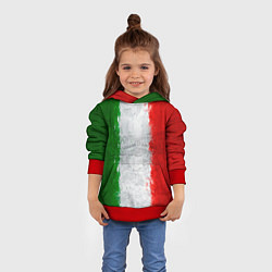 Толстовка-худи детская Italian, цвет: 3D-красный — фото 2