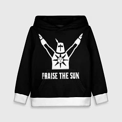 Толстовка-худи детская Dark souls praise the sun knight Heida, цвет: 3D-белый