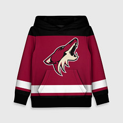 Толстовка-худи детская Arizona Coyotes, цвет: 3D-черный