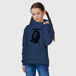 Толстовка оверсайз детская Che Guevara, цвет: тёмно-синий — фото 2