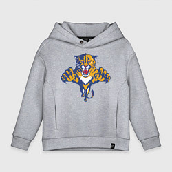 Толстовка оверсайз детская Florida Panthers, цвет: меланж