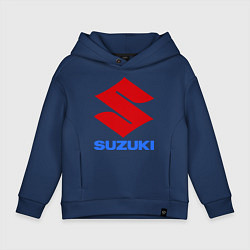 Толстовка оверсайз детская Suzuki, цвет: тёмно-синий